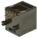 MH Connectors MH Modular Series RJ12 Connector Female Through Hole UTP Shield Straight 1 Port 6 Way 