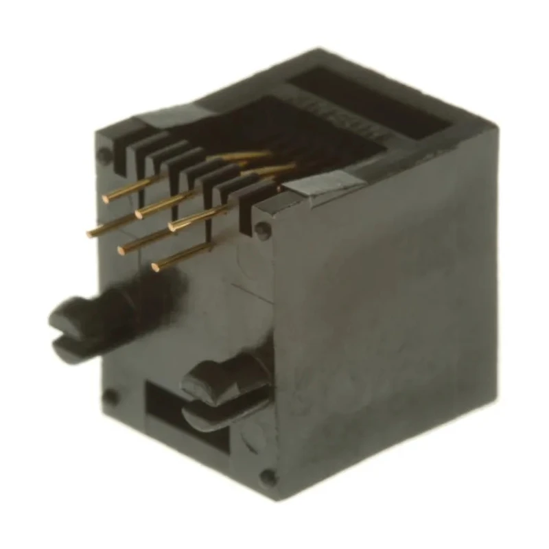 MH Connectors MH Modular Series RJ12 Connector Female Through Hole UTP Shield Straight 1 Port 6 Way 