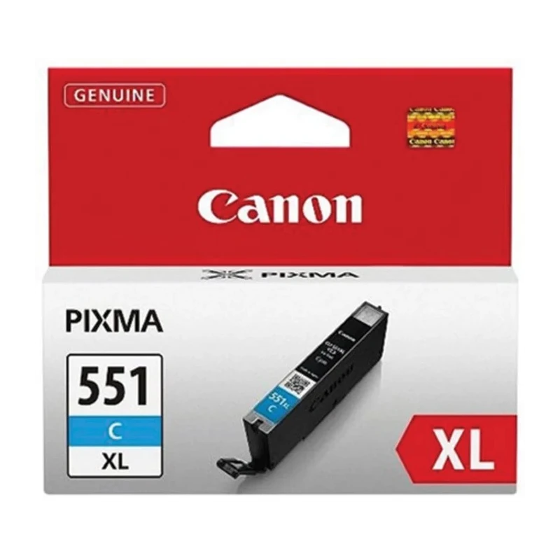 Canon Cyan Ink Cartridge CLI-551XL Compatible with iP7250, iP7850, IX6850, MG5450, MG5550, MG6350, MG6450 CACLI551XLC