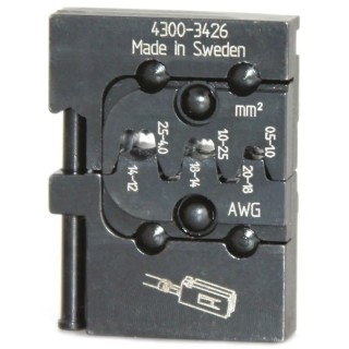 RS PRO Crimp Die Set, Coaxial Type Crimp Die, Insulated, Black 810-0745