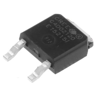 Wolfspeed 1200 V 4.5 A Schottky Diode 3-Pin DPAK Surface Mount TO-252 Package C4D02120E