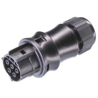 Wieland RST20i5 Series Cable Circular Connector Male Screw, 5-Pole, 20A, IP68 RST20i5