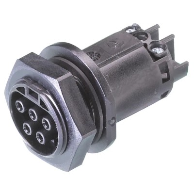 Wieland RST20i5 Series Panel Mount Connector Male Screw 5-Pole 20A 250/400V IP69 IP68 IP66 RST20i5