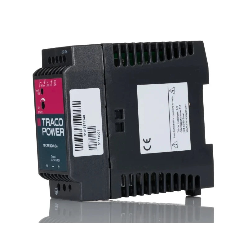 TRACOPOWER Redundancy Module for Use with TPC Series Power Supplies, 120W Power Rating, 24-27V DC Output TPC-REM240-24