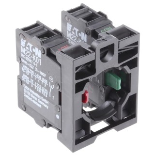 Eaton RMQ Titan M22 Series Contact Block 500V 4A Screw Terminal 1 NO 1 NC 216505 M22-AK11