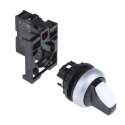 Eaton 2 Position 60° Knob Actuator Rotary Switch, Front Mount, Screw Terminal, IP66, RMQ-Titan Series 216518 M22-WRK/K10