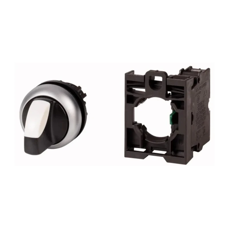 Eaton 2 Position 60° Knob Actuator Rotary Switch, Front Mount, Screw Terminal, IP66, RMQ-Titan Series 216518 M22-WRK/K10