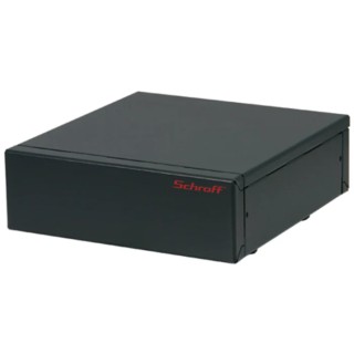 nVent SCHROFF 1 U 19 in Rack Mount Case Interscale M Steel Aluminium Front Panel 221mm x 221mm x 44mm 14820155