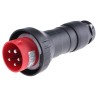 Eaton Heavy Duty Power Connector GHG 5127506R0001 3P+N+PE 32A 415V IP54 IP66 Cable Mount Straight