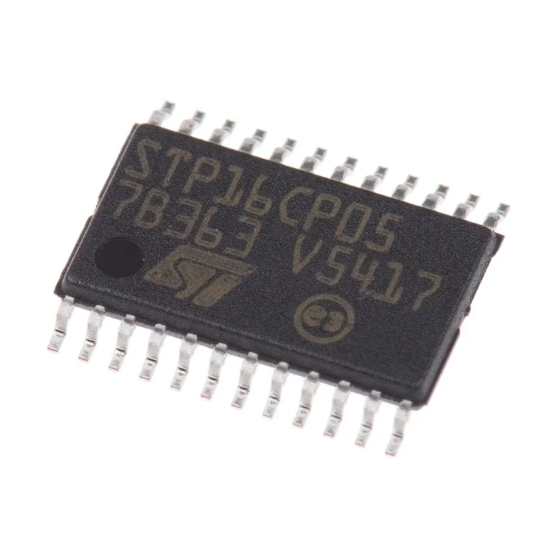 STMicroelectronics LED Driver IC 3V AC, 5.5 V AC, 100 mA, 24-Pin TSSOP STP16CP05TTR