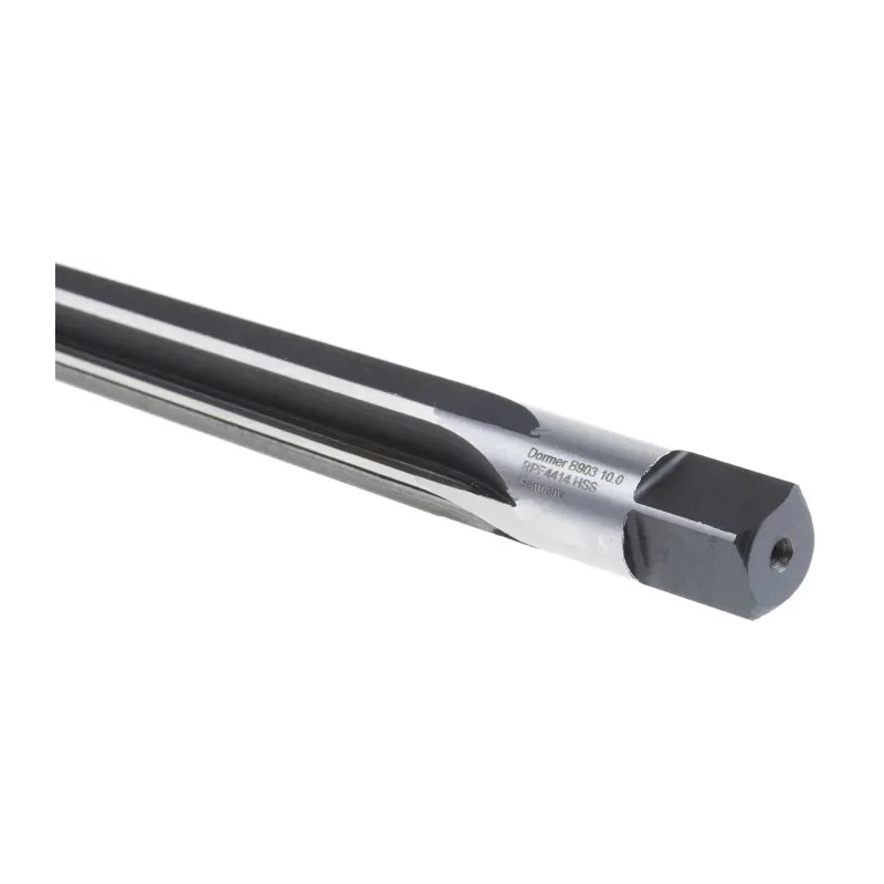 Dormer High Speed Steel Straight Flute Square Hand Reamer 10 mm Diameter 9.9 mm Shank Diameter 215 mm Length B90310.0