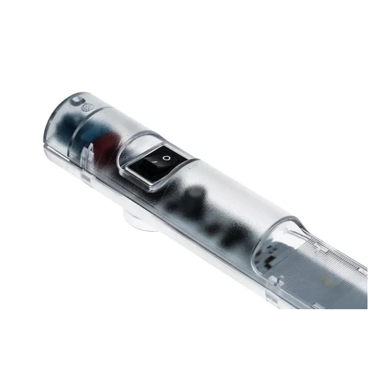 STEGO LED On-Off Enclosure Lamp, 48V dc, 5W, 351mm Length, 6500k, Transparent Plastic Housing 02540.1-03