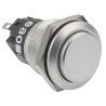 EAO 82 Series Push Button Switch, Momentary, Panel Mount, 19 mm Cutout, SPDT, IP65 IP67, 240 V 250 V AC 3A 34.5 82-5561.1000