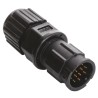 Amphenol Industrial Circular Connector 12 Contacts Panel Mount Plug Male IP67 Nylon Housing Bu-12BMMA-LL7001