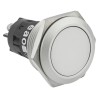 EAO 82 Series Push Button Switch Momentary Panel Mount 22.3 mm Cutout SPDT IP65 IP67 240 V 250 V AC 82-6552.1000