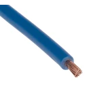 RS PRO Blue 1.5 mm² Flexible BK Series Hook Up Wire 15 AWG, 30/0.25 mm Core Strands, 100 m Length, Polyvinyl 811-4501