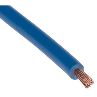 RS PRO Blue 1.5 mm² Flexible BK Series Hook Up Wire 15 AWG, 30/0.25 mm Core Strands, 100 m Length, Polyvinyl 811-4501