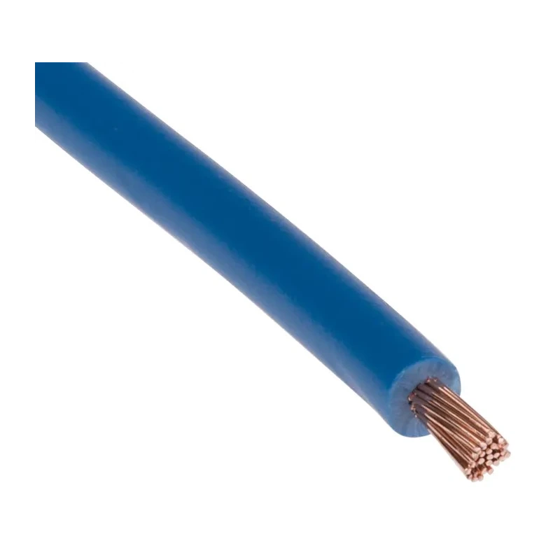 RS PRO Blue 1.5 mm² Flexible BK Series Hook Up Wire 15 AWG, 30/0.25 mm Core Strands, 100 m Length, Polyvinyl 811-4501