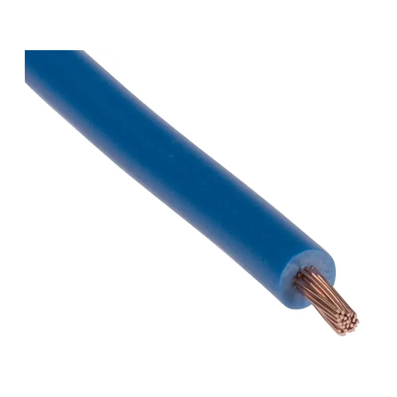 RS PRO Blue 1 mm² Hook Up Wire, 18 AWG, 32/0.2 mm Core Strands, 100 m Length, Polyvinyl Chloride Insulated 811-4481