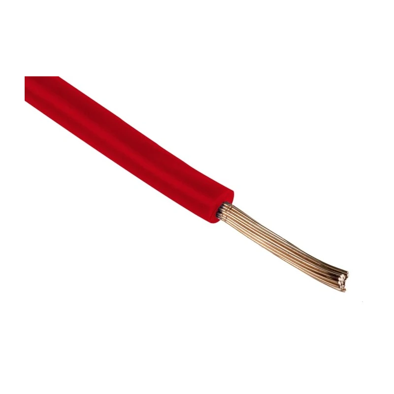 RS PRO Red 1.5 mm² Hook Up Wire, 15 AWG, 30/0.25 mm Core Strands, 25 m Length, Polyvinyl Chloride Insulation, 1000 811-4435