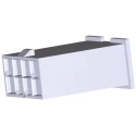 TE Connectivity VAL-U-LOK Male Connector Housing 4.2 mm Pitch 6 Way 2 Row Straight 1969612-6