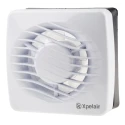 Xpelair DX Rectangular Wall Extractor Fan 230V AC 12W 76 m³/h Airflow 35 dBA Noise Level Duct Size 100 mm 90839AW