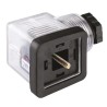 RS PRO 3P+E DIN 43650 A Solenoid Valve Connector Female Indicator Light, 110V Voltage 811-8187
