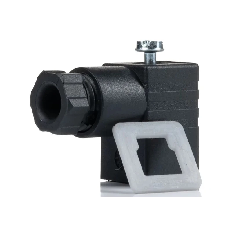 RS PRO 3P+E DIN 43650 C Solenoid Valve Connector Female 250V ac Voltage 811-8229