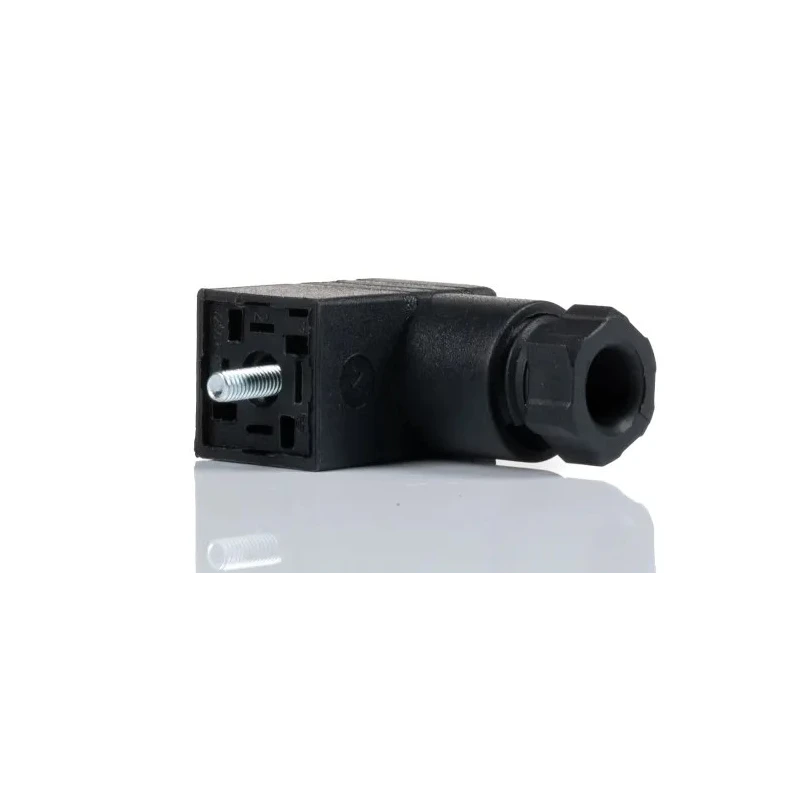 RS PRO 3P+E DIN 43650 C Solenoid Valve Connector Female 250V ac Voltage 811-8229