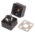 RS PRO 3P+E DIN 43650 Solenoid Valve Connector Male with Indicator Light, 250V AC, 10A, IP65 811-8250