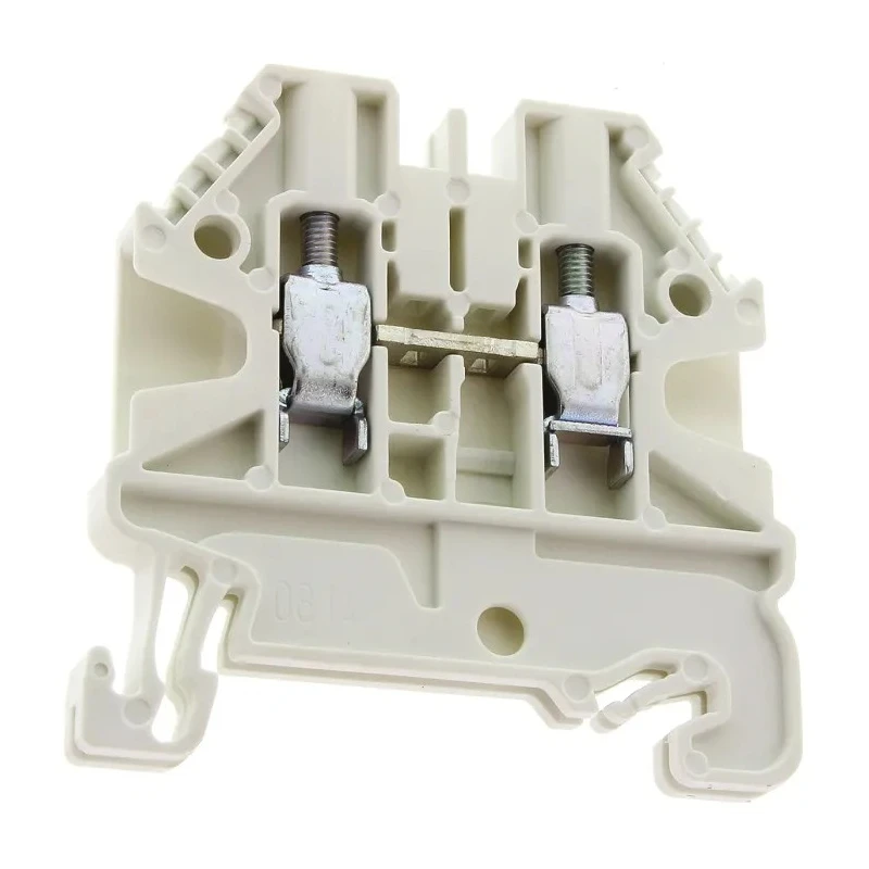 Wieland Feed Through Terminal Block WT 2.5 Series, White, 2.5mm², 1-Level, Screw Termination, 1kV, 24A, ATEX 58.503.0055.2