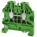 Wieland WT 4 Series Feed Through Terminal Block Green, 1-Level, 2 Positions, Screw Termination, 1kV, 32A ATEX 58.504.0055.7