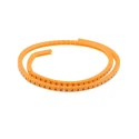 RS PRO Snap-On Cable Marker Black Pre-Printed A Polyamide 6 Orange 3-4 mm Cable Diameter 812-1284