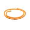 RS PRO Snap-On Cable Marker Black Pre-Printed A Polyamide 6 Orange 3-4 mm Cable Diameter 812-1284