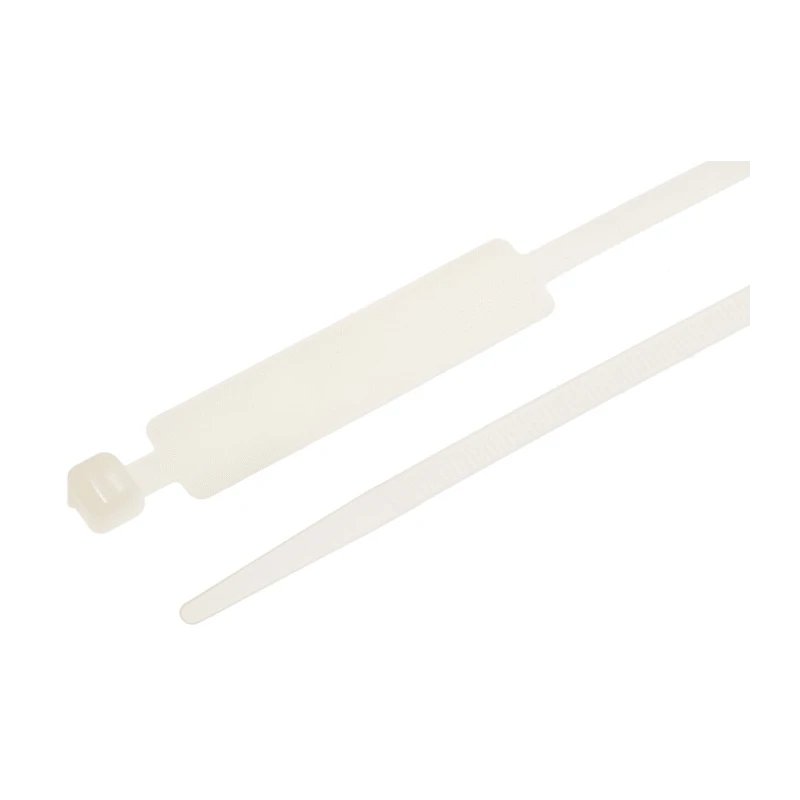 RS PRO Cable Marker Natural Polyamide 66 300mm Length 4.8mm Width 82mm Max Cable Diameter 812-1552