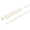 RS PRO Cable Marker Natural Polyamide 66 300mm Length 4.8mm Width 82mm Max Cable Diameter 812-1552