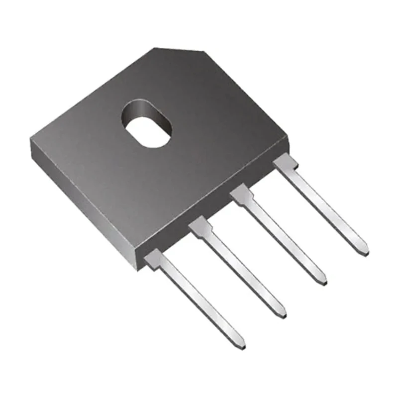 Vishay Bridge Rectifier, 200 V Peak Reverse Voltage, 175 A Peak Surge Current, 4-Pin Single GBU6D-E3/45