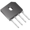 Vishay Bridge Rectifier, 200 V Peak Reverse Voltage, 175 A Peak Surge Current, 4-Pin Single GBU6D-E3/45