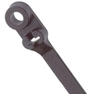 Thomas & Betts Non-Releasable Cable Tie 101.6 mm Length x 2.29 mm Width, Black Polyamide 66, UV 7TAG009520R0048 TY33MX