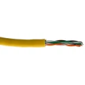 RS PRO Cat5 Ethernet Cable Stranded Unshielded PVC Jacket, 50 m Length, Yellow Jacket Cat5 60881