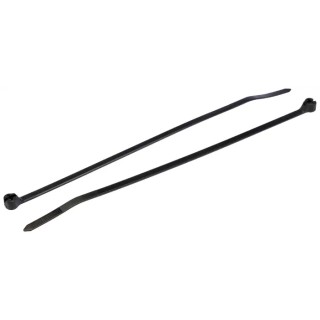Thomas & Betts Non-Releasable Cable Tie, Nylon 66, 185.67 mm Length x 4.8 mm Width, Black, Halogen 7TAG009640R0002 TY25MX-A