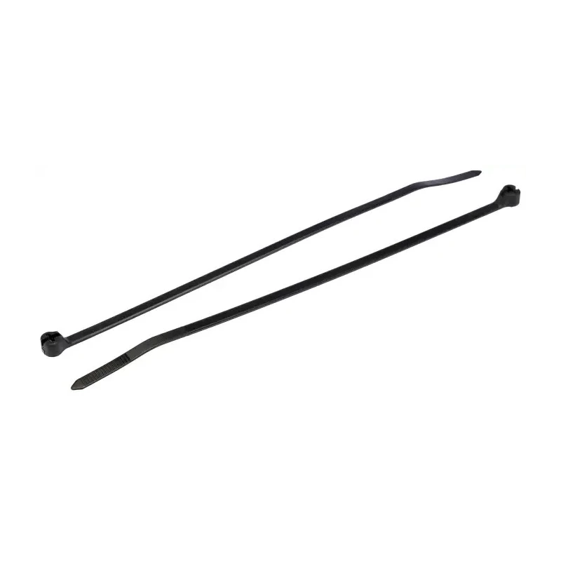 Thomas & Betts Non-Releasable Cable Tie, Nylon 66, 185.67 mm Length x 4.8 mm Width, Black, Halogen 7TAG009640R0002 TY25MX-A