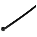 Thomas & Betts Non-Releasable Cable Tie, Nylon 66, 185.67 mm Length x 4.8 mm Width, Black, Halogen 7TAG009640R0002 TY25MX-A