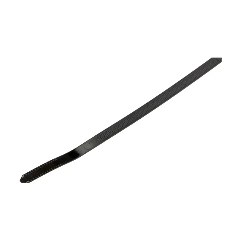 Thomas & Betts Non-Releasable Cable Tie, Nylon 66, 185.67 mm Length x 4.8 mm Width, Black, Halogen 7TAG009640R0002 TY25MX-A