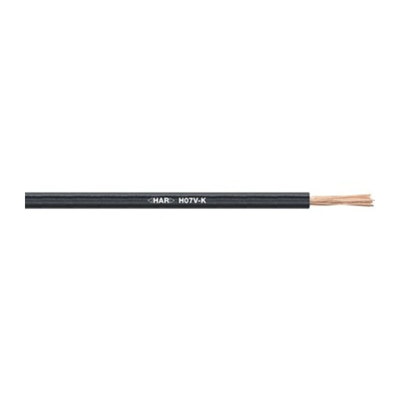 Lapp ÖLFLEX® Series Black 4 mm² Hook Up Wire, 100 m, Polyvinyl Chloride Jacket, 450/750V, Flame Retardant IEC 4520013