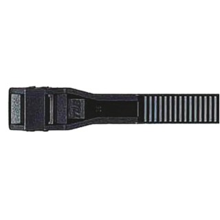 Thomas & Betts Double Headed Black Polyester Cable Tie 180 mm x 9 mm 7TCG009910R0048 CTP-9-180-0-C