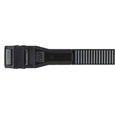 Thomas & Betts Double Headed Black Polyester Cable Tie 180 mm x 9 mm 7TCG009910R0048 CTP-9-180-0-C