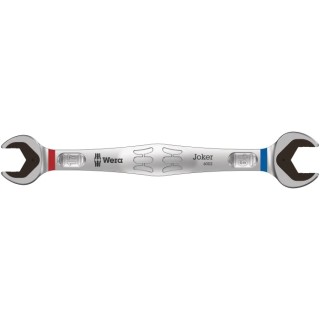 Wera Double Ended Open Spanner Metric, 235mm Overall 05003765001