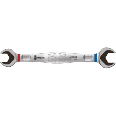 Wera Double Ended Open Spanner Metric, 235mm Overall 05003765001
