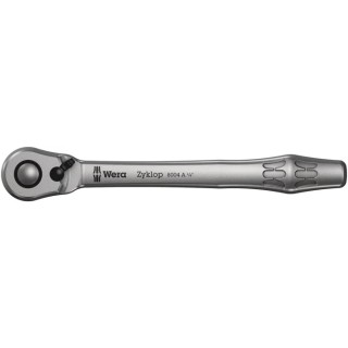 Wera Zyklop 1/4 in Ratchet with Ratchet Handle, 141mm Overall 05004004001